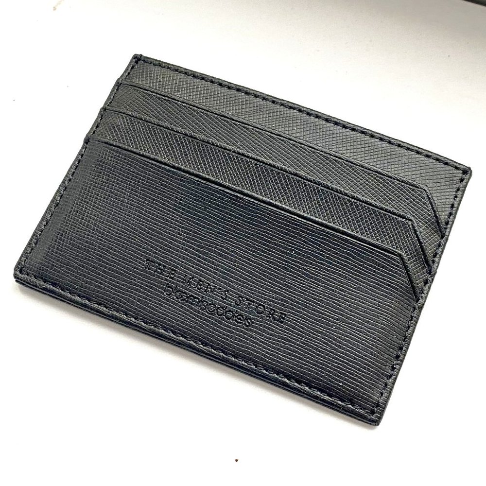 Bloomingdale's Men's RFID Saffiano Card Case - NEW